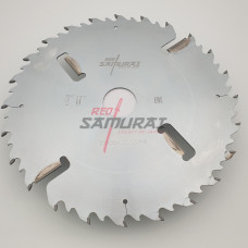 Пильный диск для многопильных станков с подрезными ножами RED SAMURAI 350x50x4.0/2.5x24+4 WZ