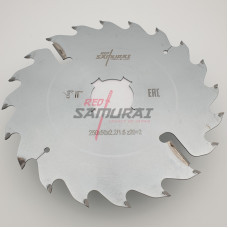 Пильный диск для многопильных станков с подрезными ножами RED SAMURAI 250x50x2.2/1.6x20+2 WZ