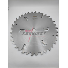 Пильный диск для многопильных станков с подрезными ножами RED SAMURAI 600x50x6.0/3.8 z 18+18+6 WZ