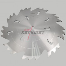 Пильный диск для многопильных станков с подрезными ножами RED SAMURAI 800x8.0/5.0x50 z27