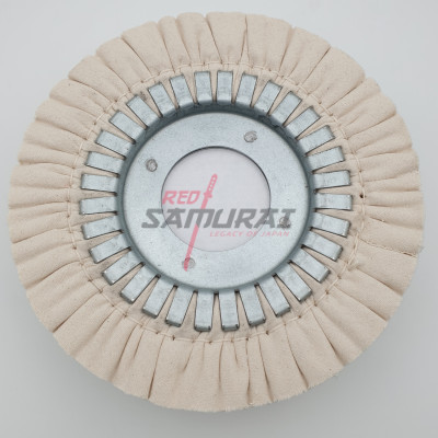 Полировальный круг (фетр) с оправкой для кромкооблицовочного станка 180х50х20 RED SAMURAI